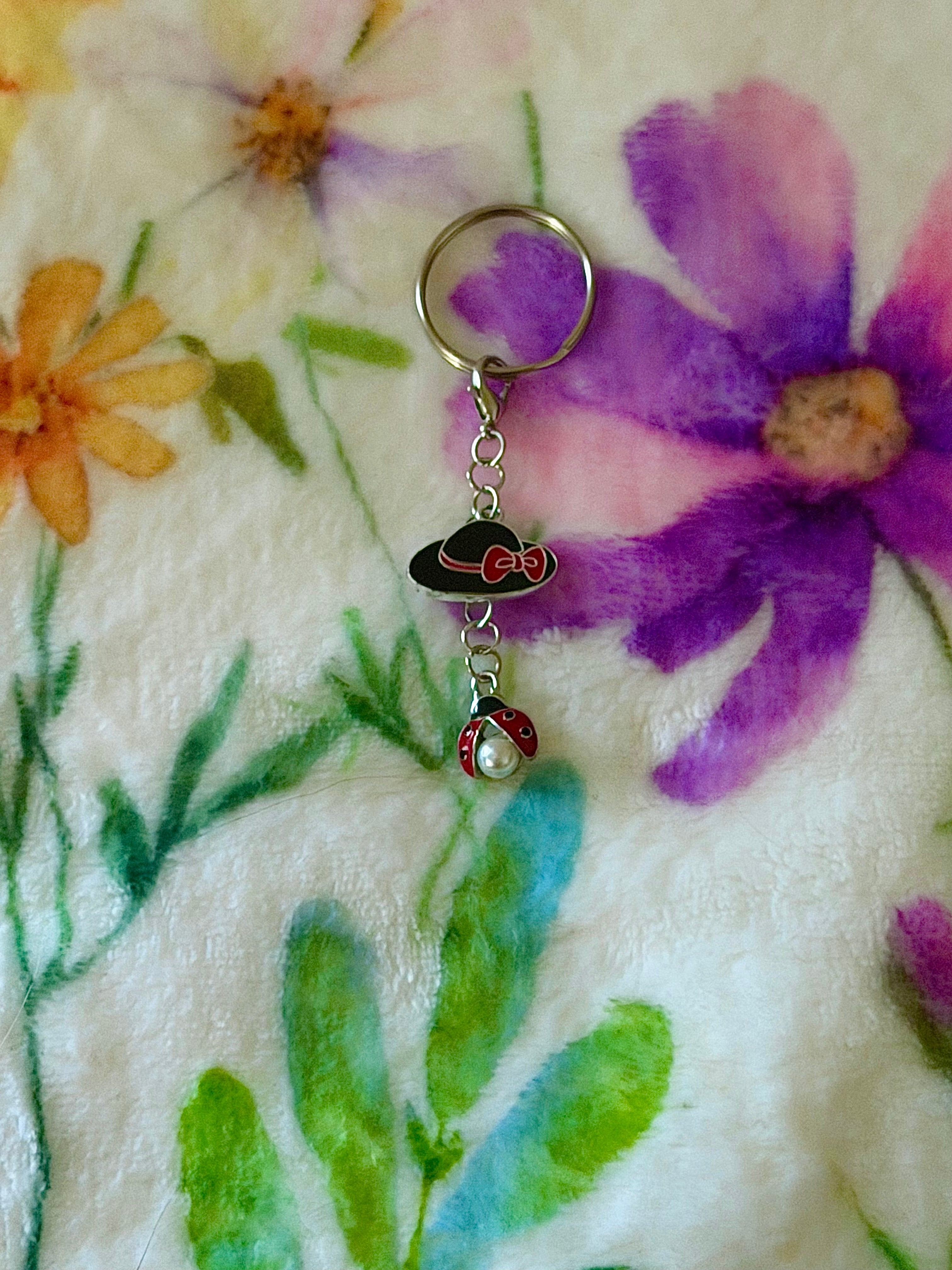 2 Tier Silver Bag Charm