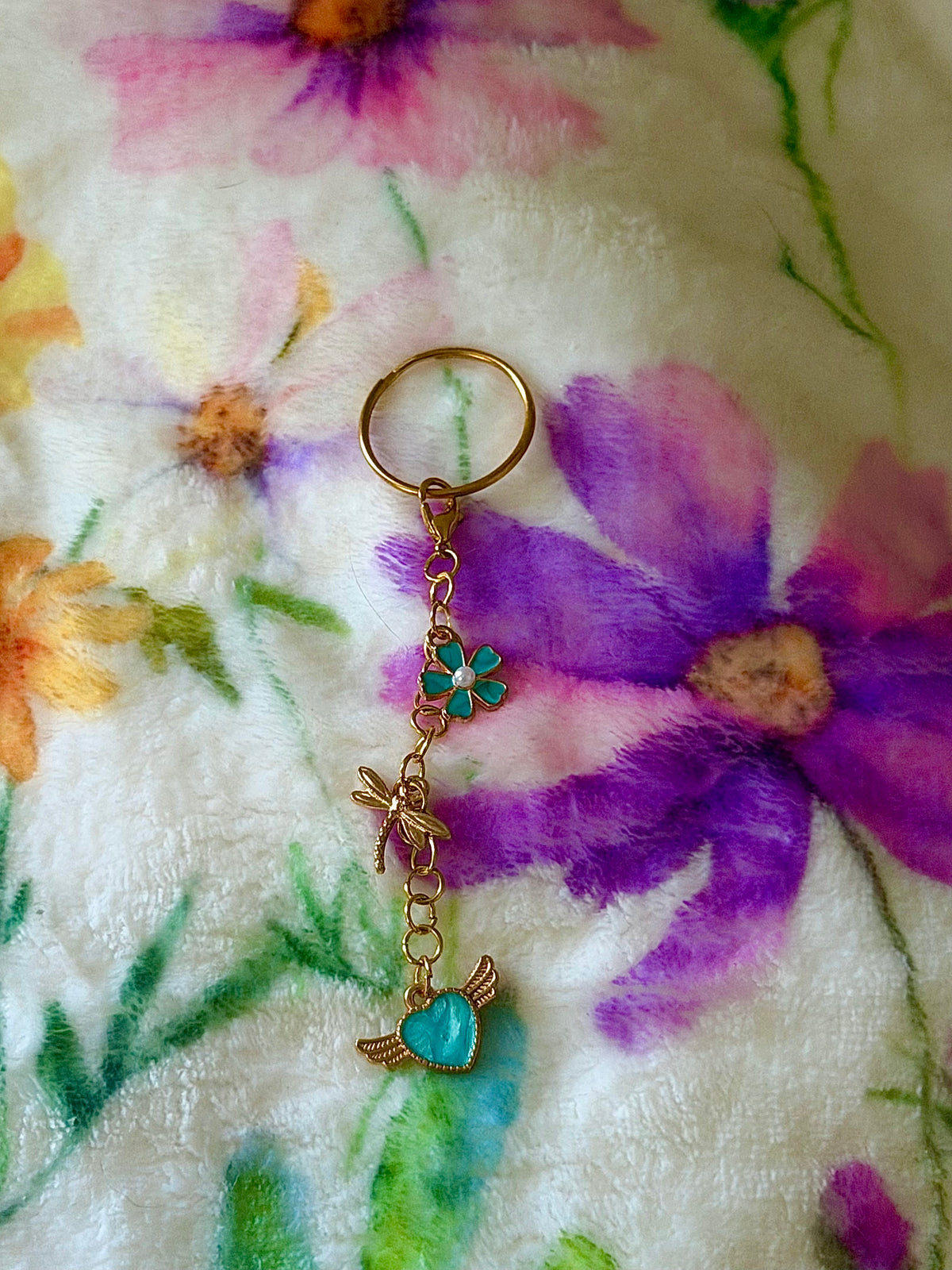 3 Tier Gold Bag Charm
