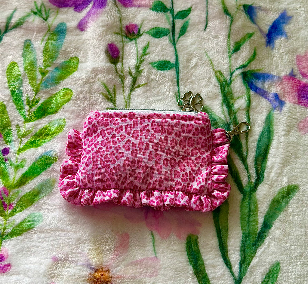 Pink Ruffle Coin Purse