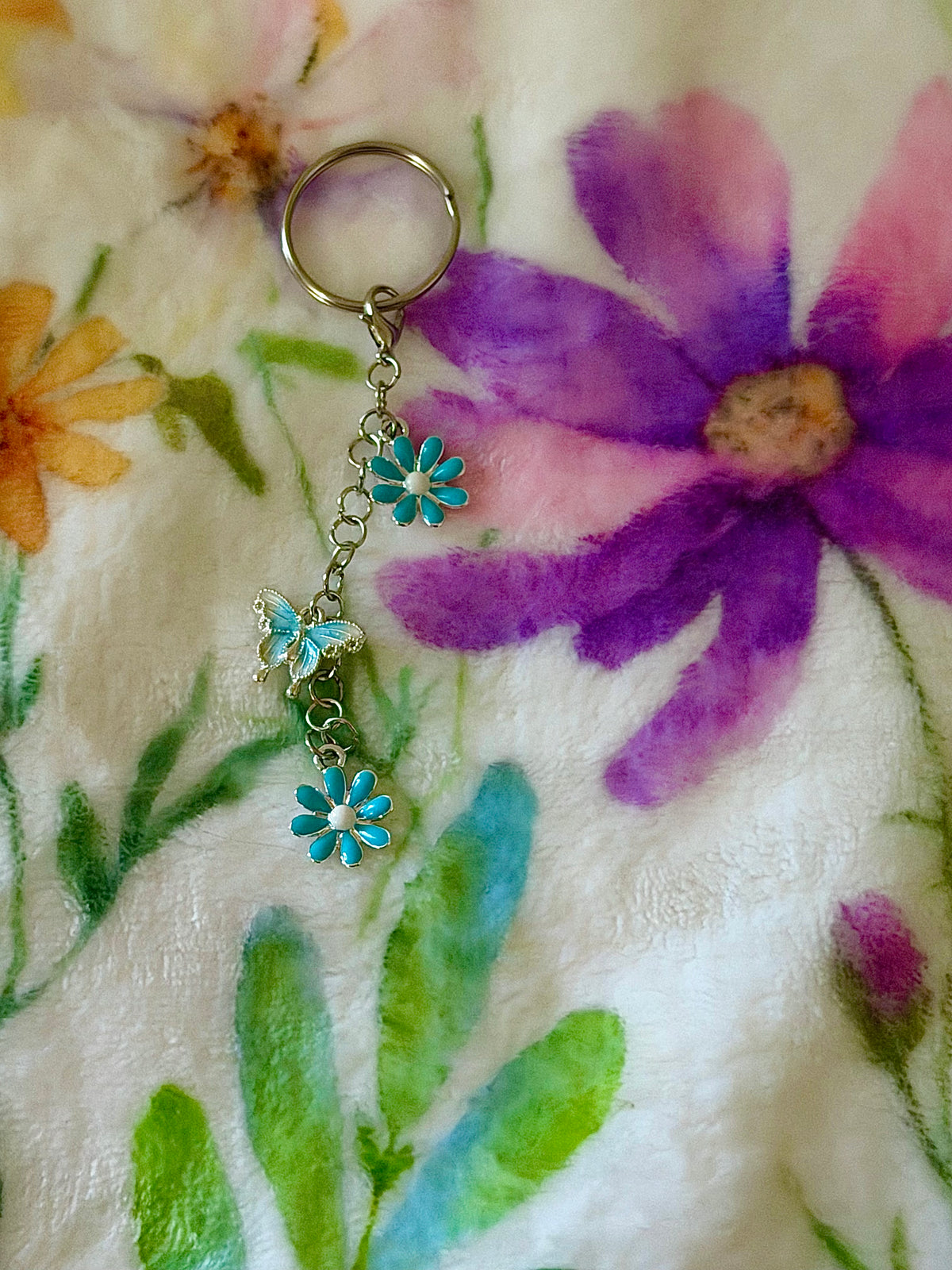 3 Tier Silver Bag Charm