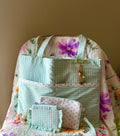 Artist Size Green Gingham Reversible Tote