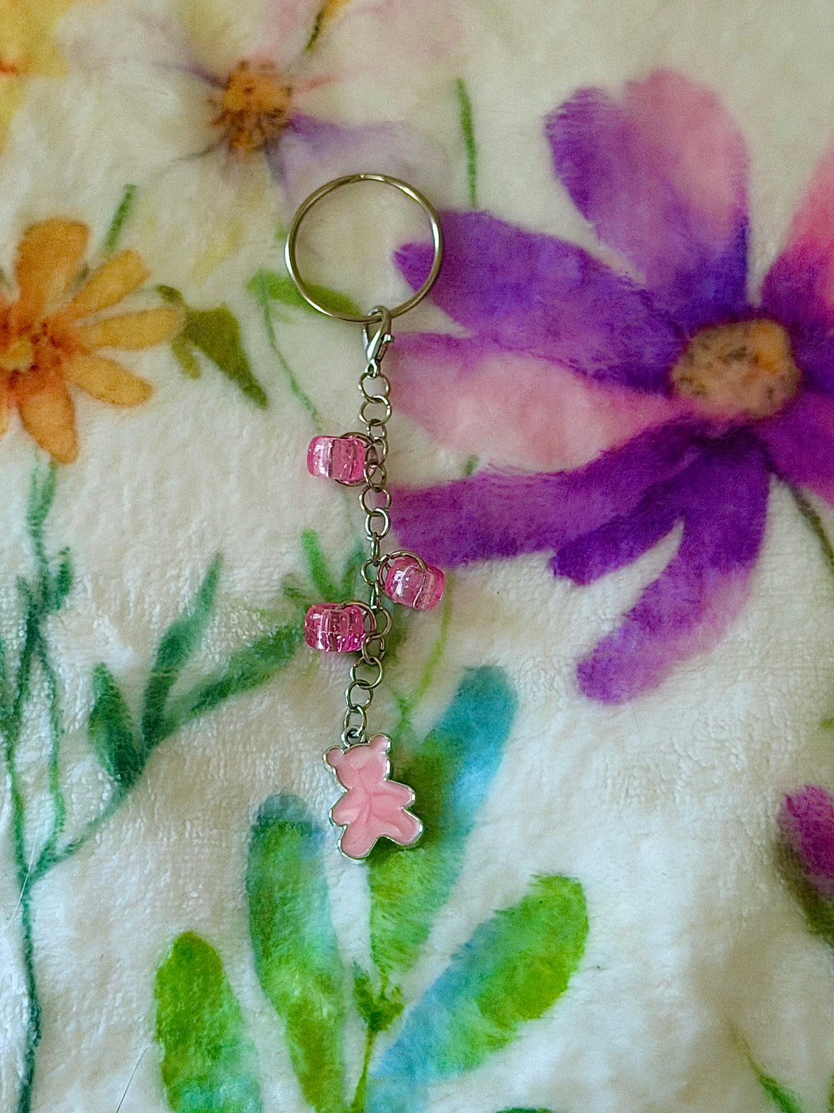 2 Tier Silver Bag Charm