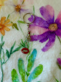 2 Tier Silver Bag Charm
