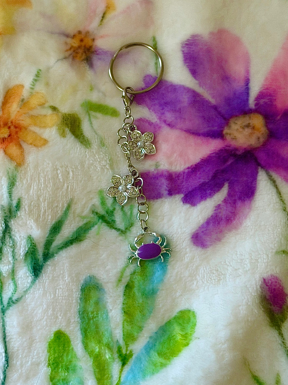 3 Tier Silver Bag Charm