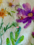 2 Tier Silver Bag Charm