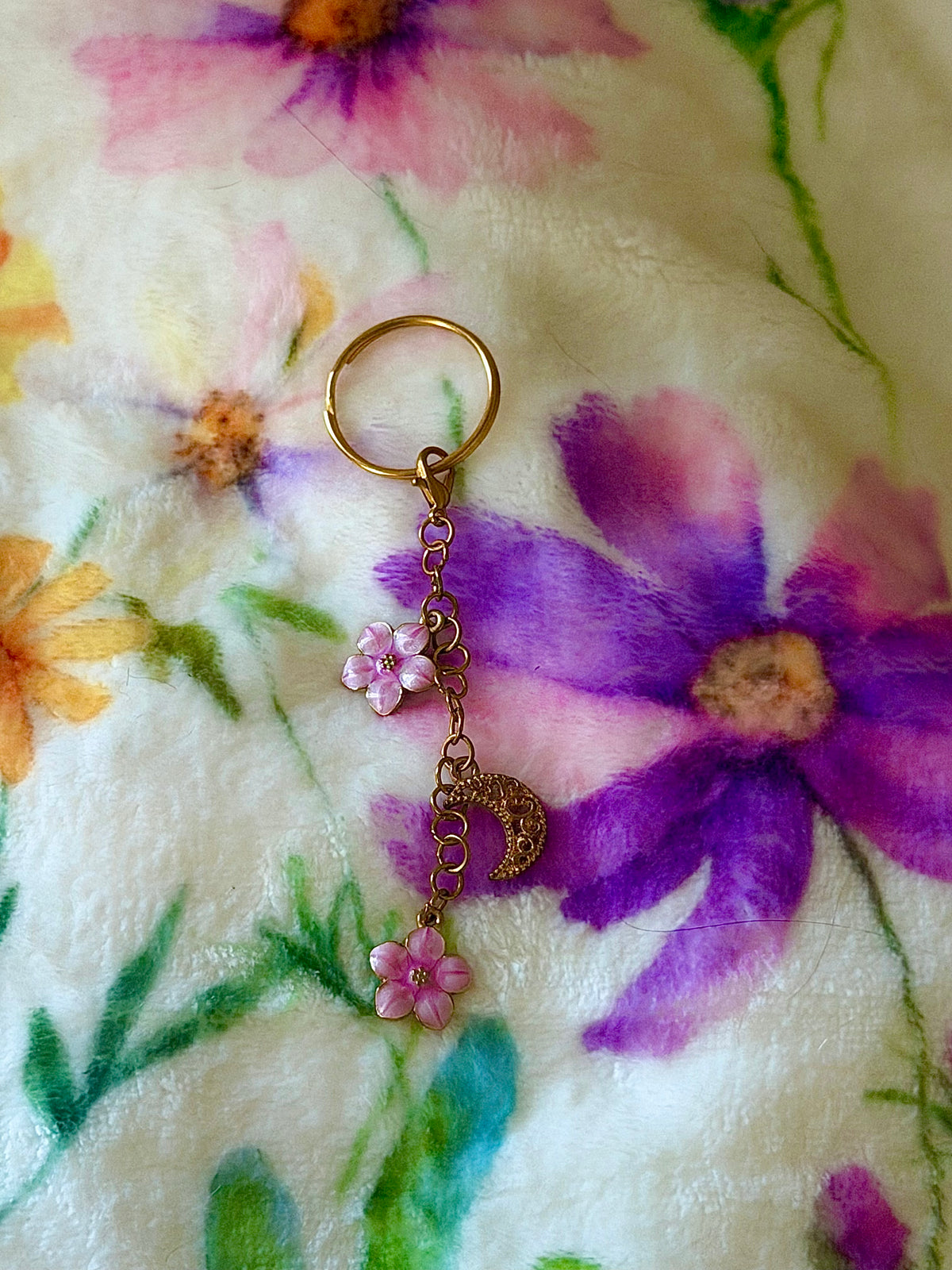 3 Tier Gold Bag Charm