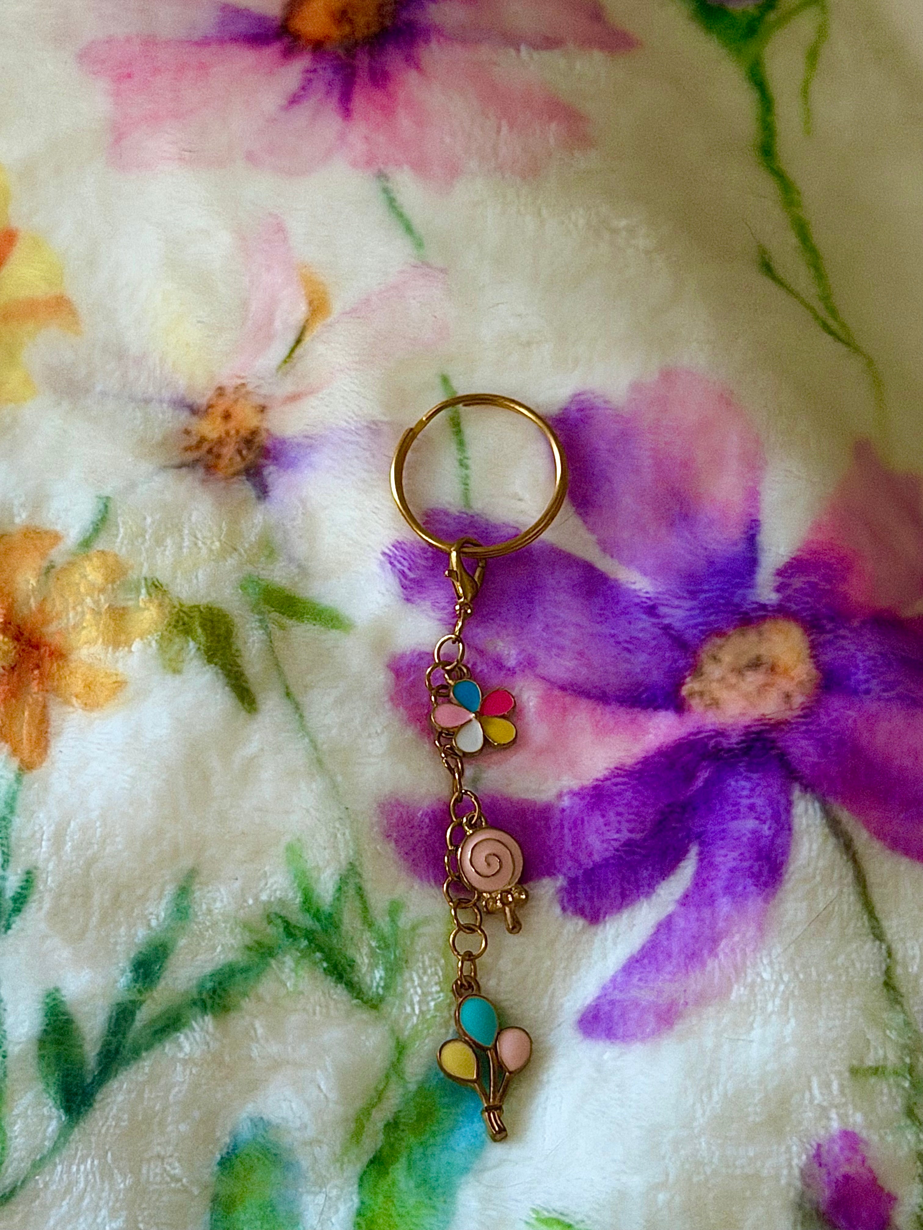 3 Tier Gold Bag Charm