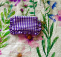 Purple Ruffle Coin Purse