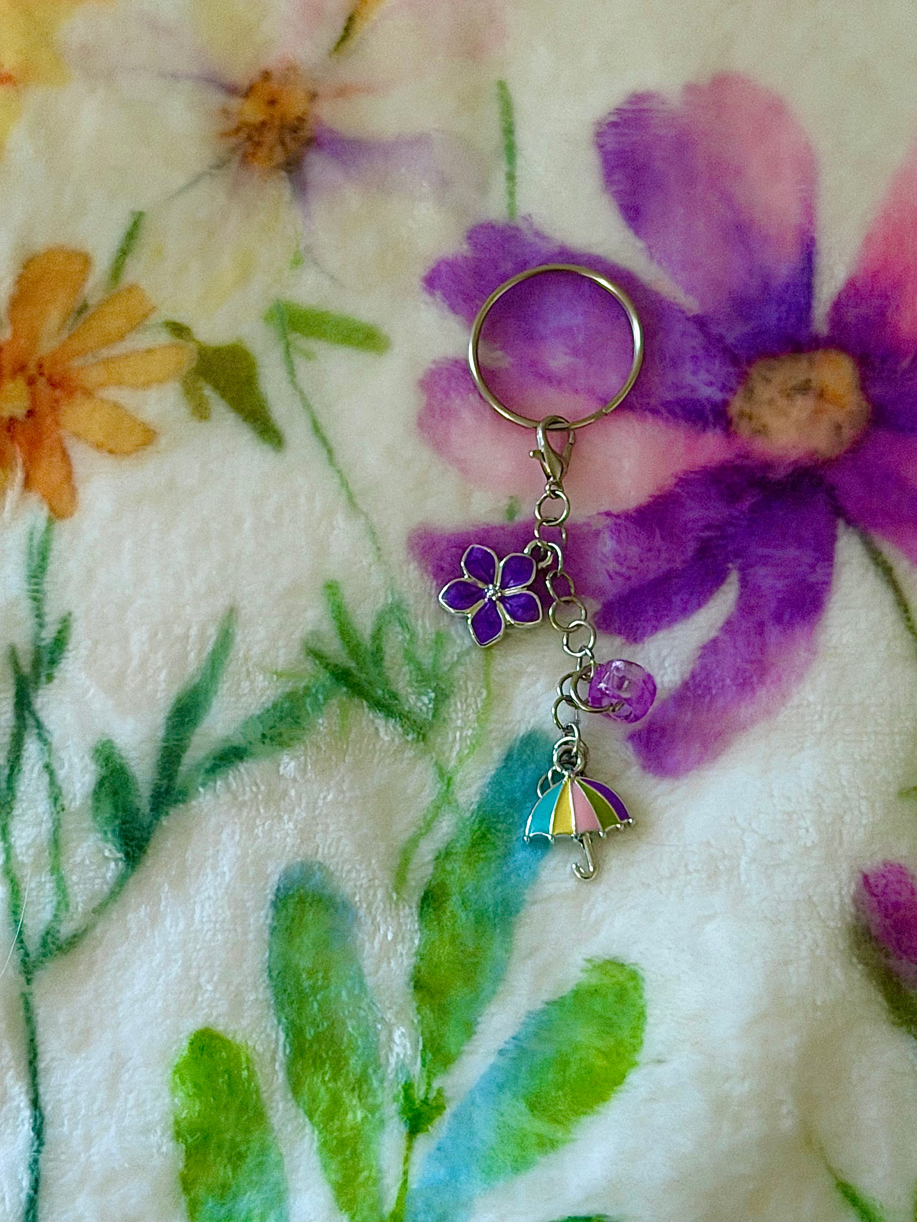 2 Tier Silver Bag Charm