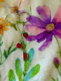 3 Tier Silver Bag Charm