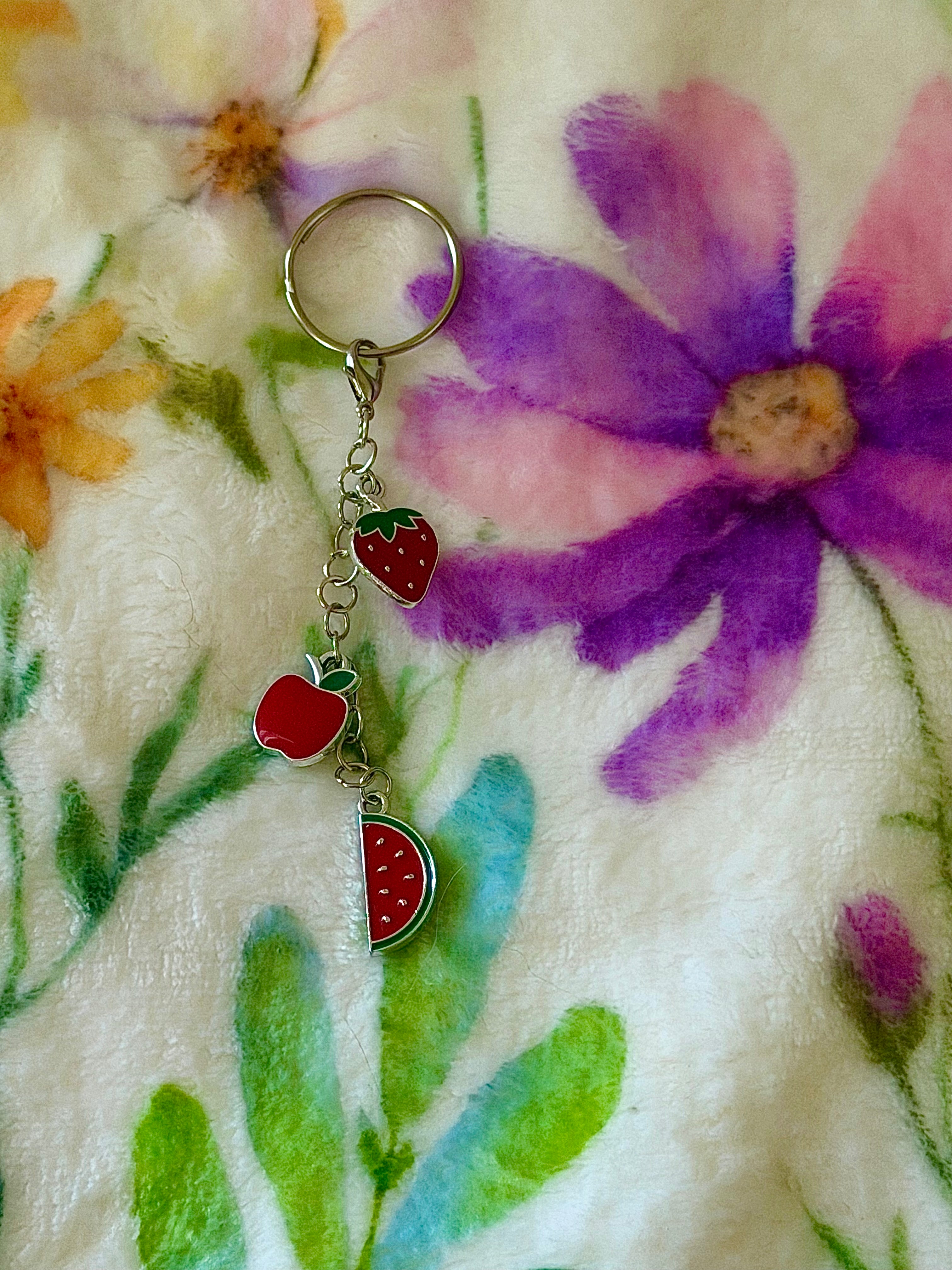 3 Tier Silver Bag Charm